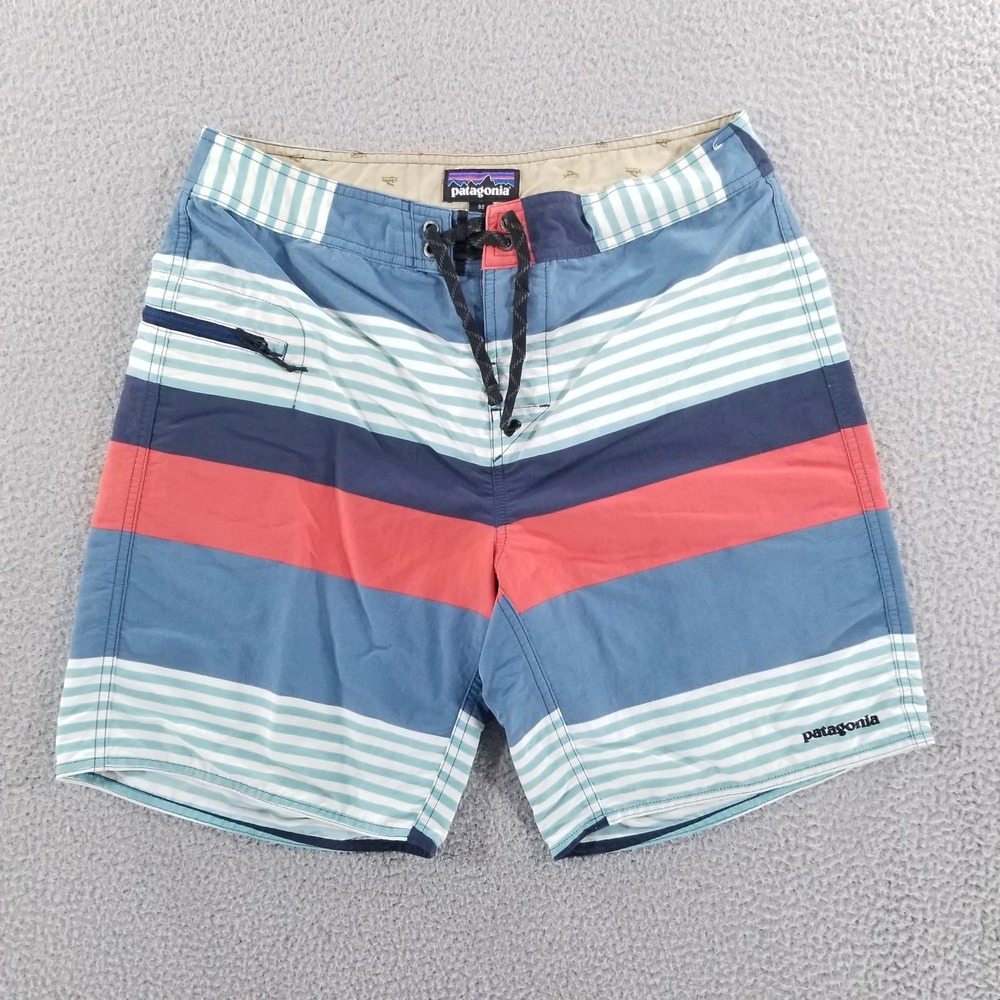 Patagonia Board Shorts Mens 32 Wavefarer Hybrid Unlined Trunks Performance Swim